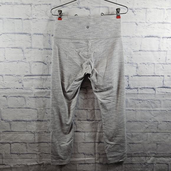 LULULEMON Wunder Leggings Under Women's Size 8 Heathered Gray Slate - Picture 2 of 4